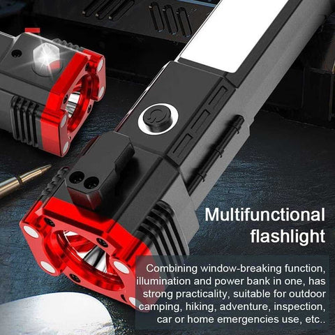 3w Rechargeable Led Flashlight And Power Bank , Most Powerful Portable Led Torch,
