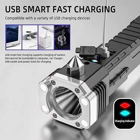 3w Rechargeable Led Flashlight And Power Bank , Most Powerful Portable Led Torch,